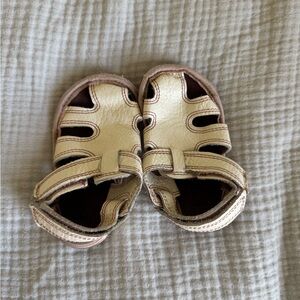 Kids Tan Leather Sandals